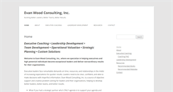 Desktop Screenshot of evanwoodconsultinginc.com